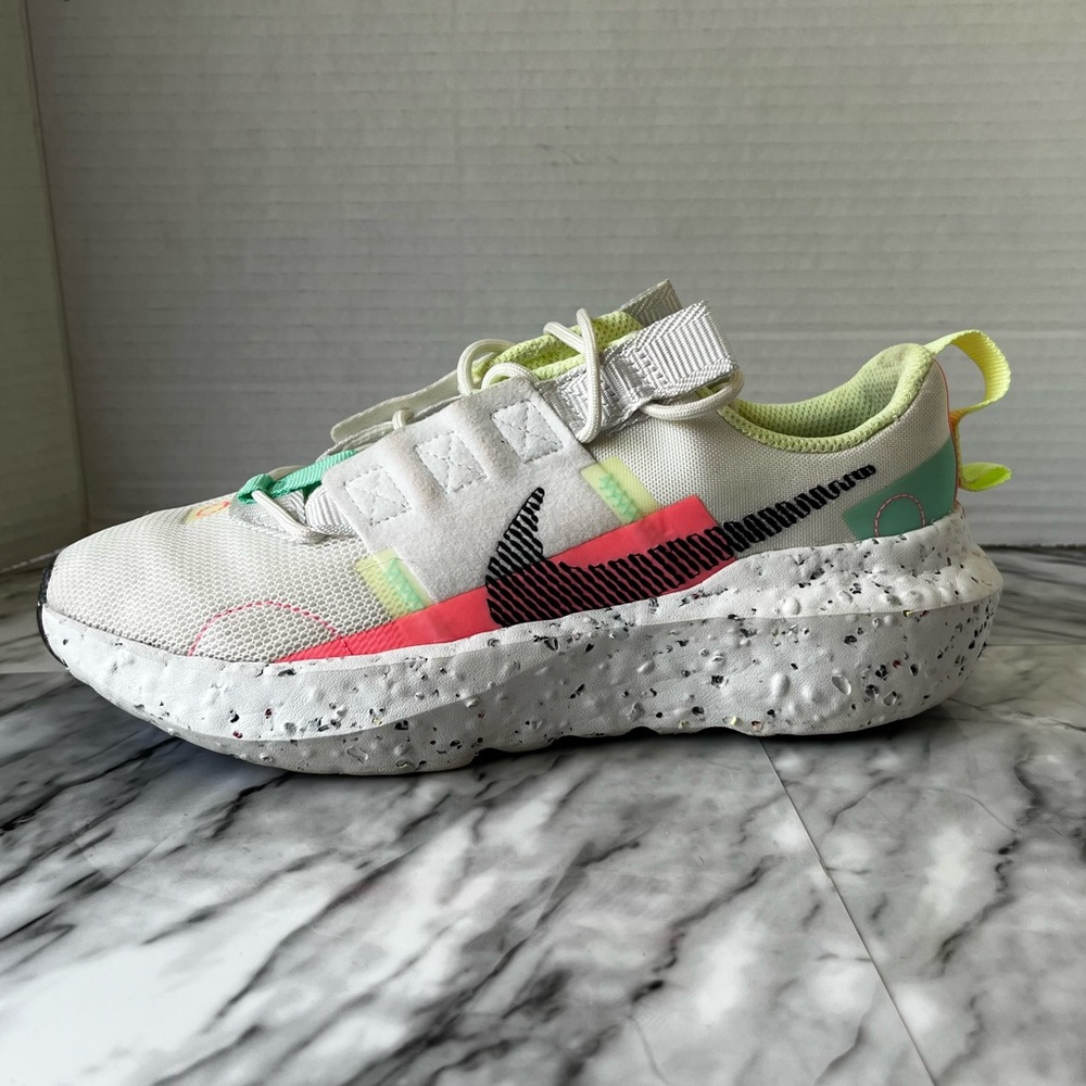 Nike Athletic Shoes - White, Pink, Green, Black